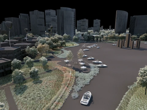 Urban architecture 3D Model