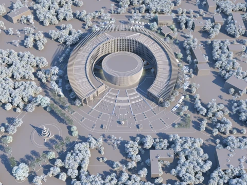 Urban architecture 3D Model
