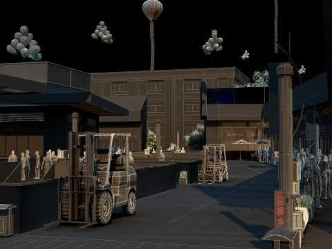 Urban architecture 3D Model