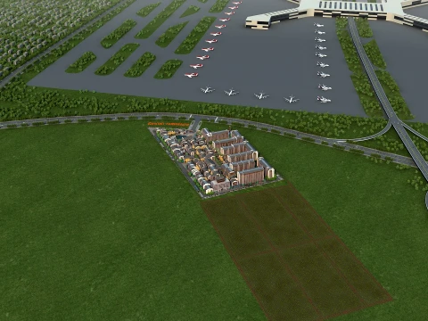 Lotnisko Model 3D
