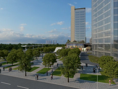 Urban architecture 3D Model