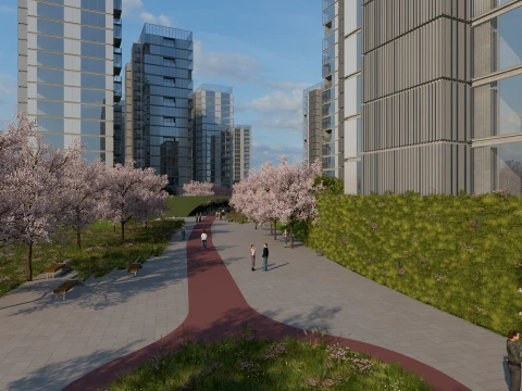 Urban architecture 3D Model