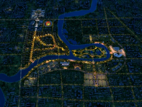 Urban greening 3D Model