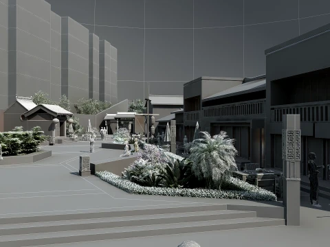 Urban architecture 3D Model