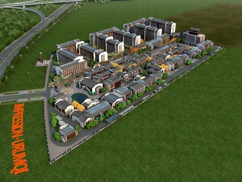 Architecture urbaine Modèle 3D