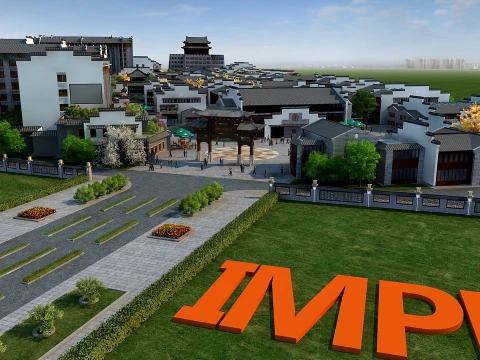 Urban architecture 3D Model