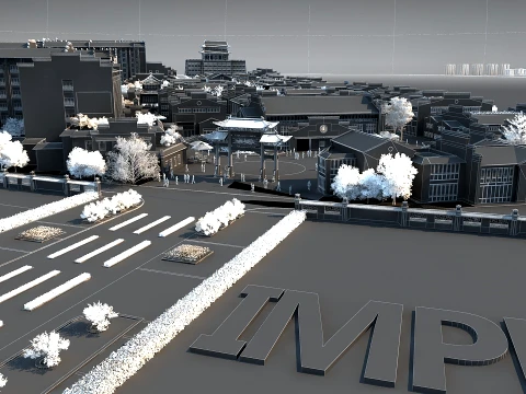 Urban architecture 3D Model