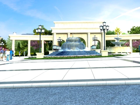 Urban architecture 3D Model