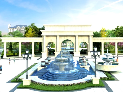 Urban architecture 3D Model