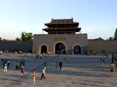 Ancient city 3D Model