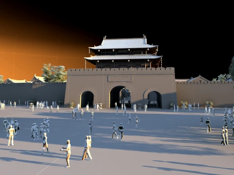 Ancient city 3D Model