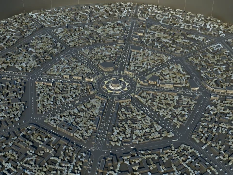 Bagua City 3D Model