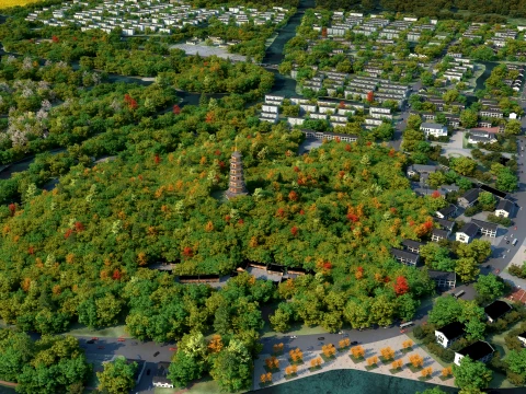 Town 3D Model