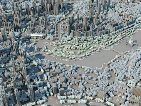 Urban architecture 3D Model