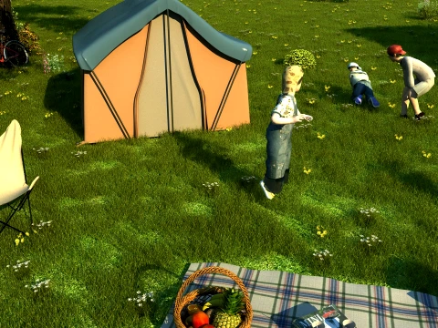 Camping 3D Model