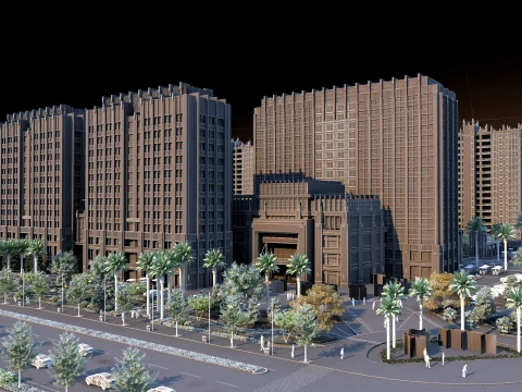 Urban architecture 3D Model