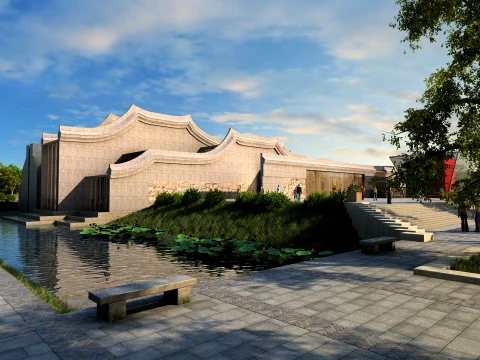 Ancient town 3D Model