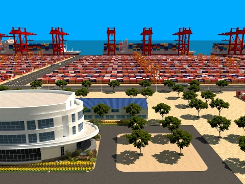 Port 3D Model