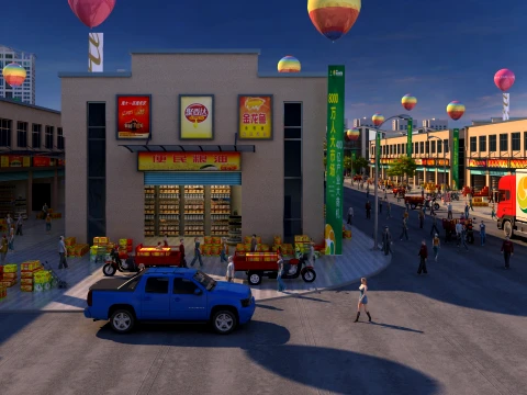都市建築 3Dモデル