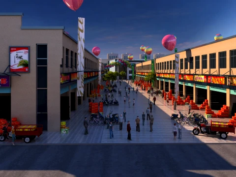 Urban architecture 3D Model