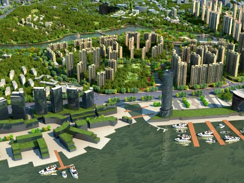 都市建築 3Dモデル