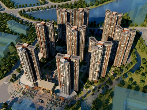 Urban architecture 3D Model