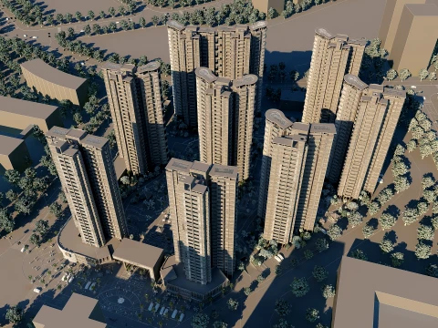 Urban architecture 3D Model