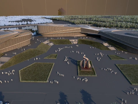 Square 3D Model