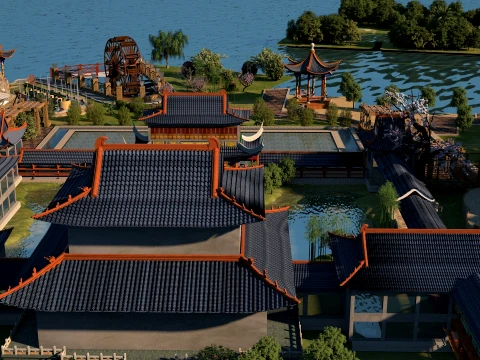 Temple 3D Model
