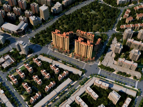 Urban architecture 3D Model