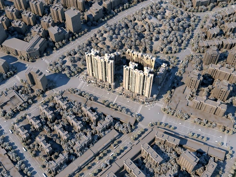 Urban architecture 3D Model