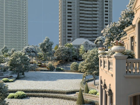 Urban architecture 3D Model