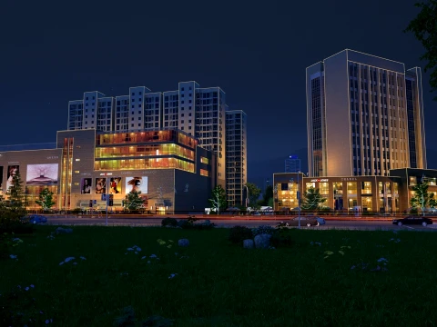 Urban architecture 3D Model