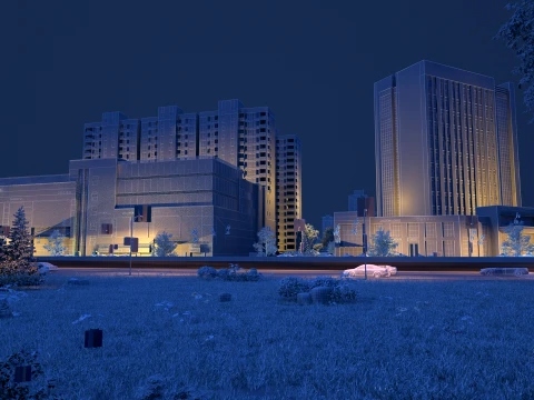 Urban architecture 3D Model