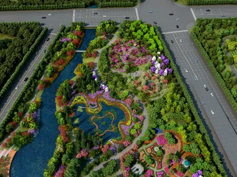 City park 3D Model