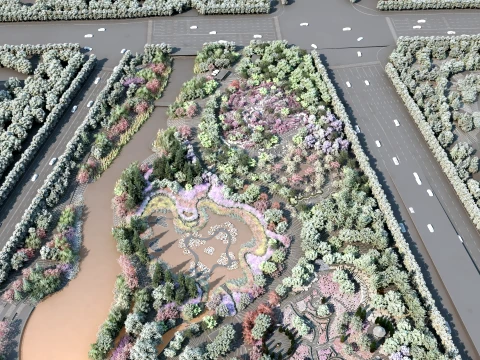 City park 3D Model
