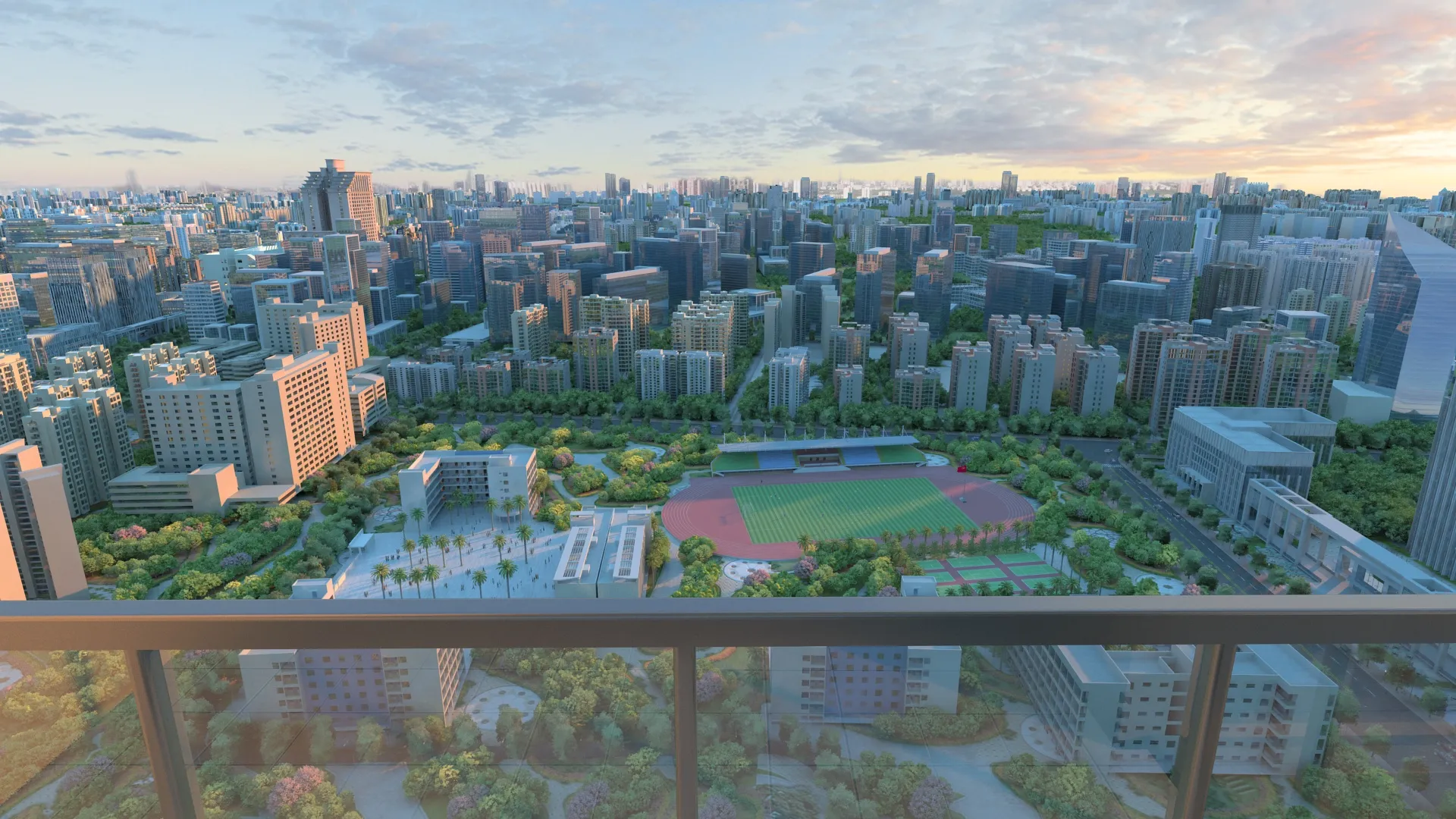 Urban architecture 3D Model .c4d .max .obj .3ds .fbx .stl .blend 