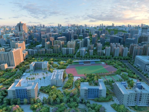 Urban architecture 3D Model
