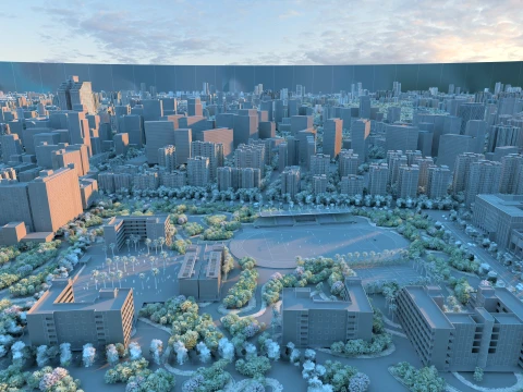 Urban architecture 3D Model