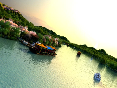 City park 3D Model