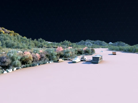 City park 3D Model