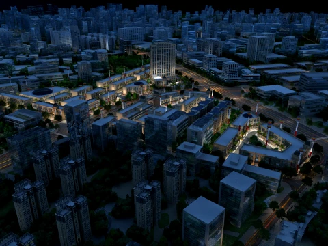 Urban architecture 3D Model