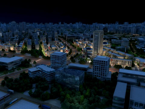 Urban architecture 3D Model