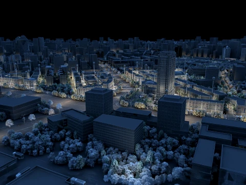 Urban architecture 3D Model