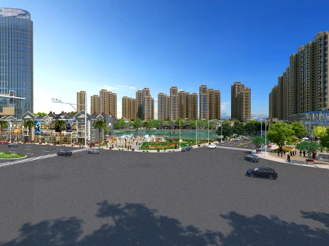 Urban architecture 3D Model