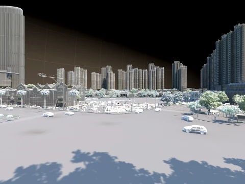Urban architecture 3D Model