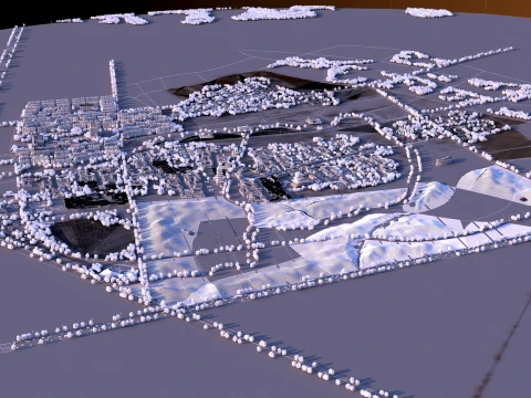 Town 3D Model