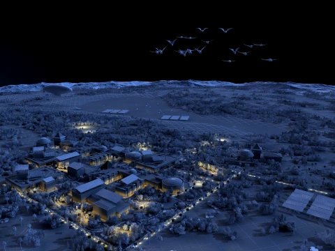 Desert architecture 3D Model
