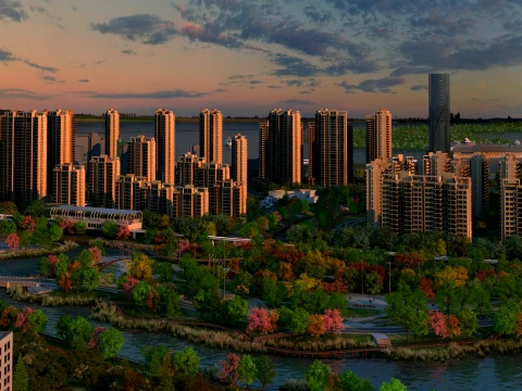Urban architecture 3D Model