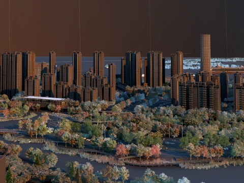 Urban architecture 3D Model
